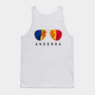 Andorra Sunglasses, Andorra Flag, Andorra gift , Andorran Tank Top